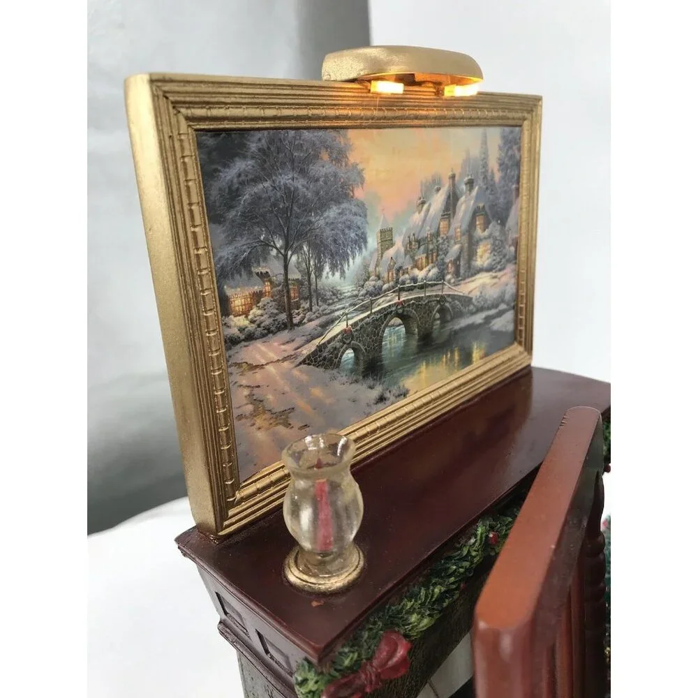 Twas the‎ Night Before Christmas Story Telling Santa Bradford COA Kinkade